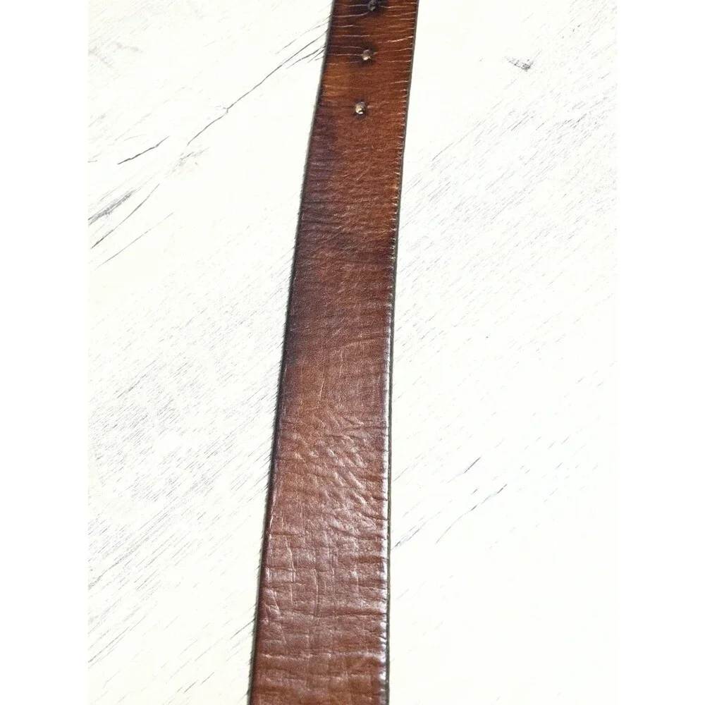 GAP Vintage Brown Genuine Leather Belt Size 36